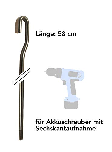 Ebeling *** Markisenkurbel kurz für Akkuschrauber ***elektrisch elektromechanisch Markise von Ebeling