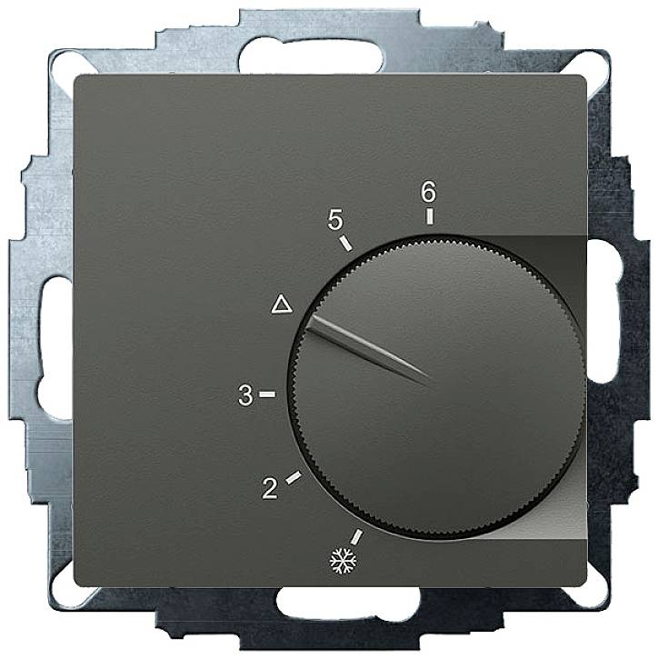 Eberle 191810224302 Ute 1002 Anthrazit 55 Raumthermostat Temperaturregler  B-Ware von Eberle