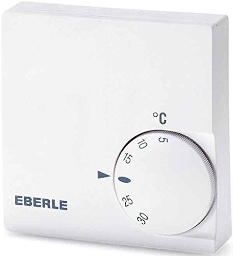Eberle Raumthermostat 1Ö 5-30 C, 10 A, mit Temperaturabsenkung RTR-E 6124/24 V, 1482046 von Eberle