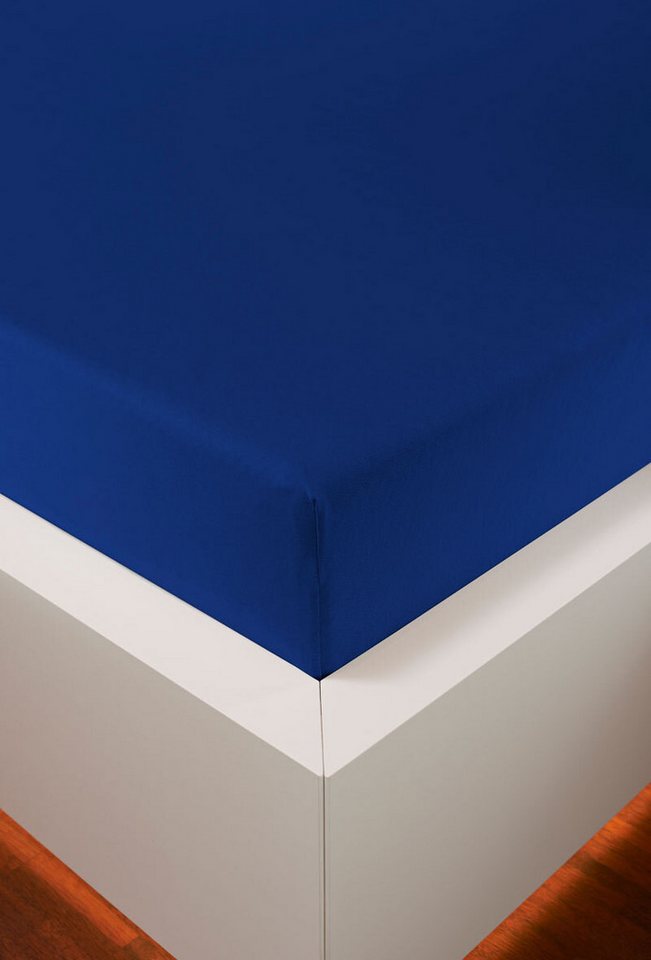 Eberle Spannbettlaken Spannbetttuch Edel-Jersey Elasthan, Jersey, Gummizug: rundum, (1 Stück) von Eberle