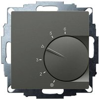 Eberle 191810224302 UTE 1002-Anthrazit-55 Raumthermostat Unterputz Heizen 1St. von Eberle
