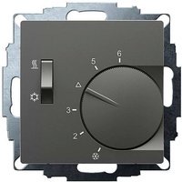 Eberle 191870554302 UTE 1770-Anthrazit-55 Raumthermostat Unterputz Heizen / Kühlen 1St. von Eberle