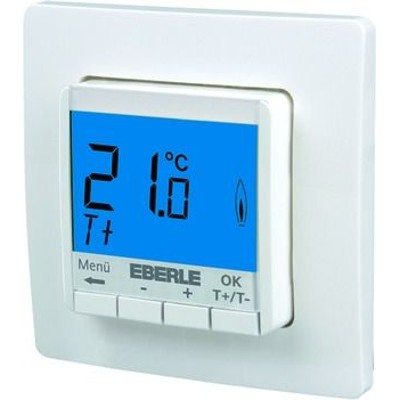 Raumtemperaturregler ws 1S UP IP30 230V Ein/Aus mit Temperaturabsenkung 5-30°C von Eberle