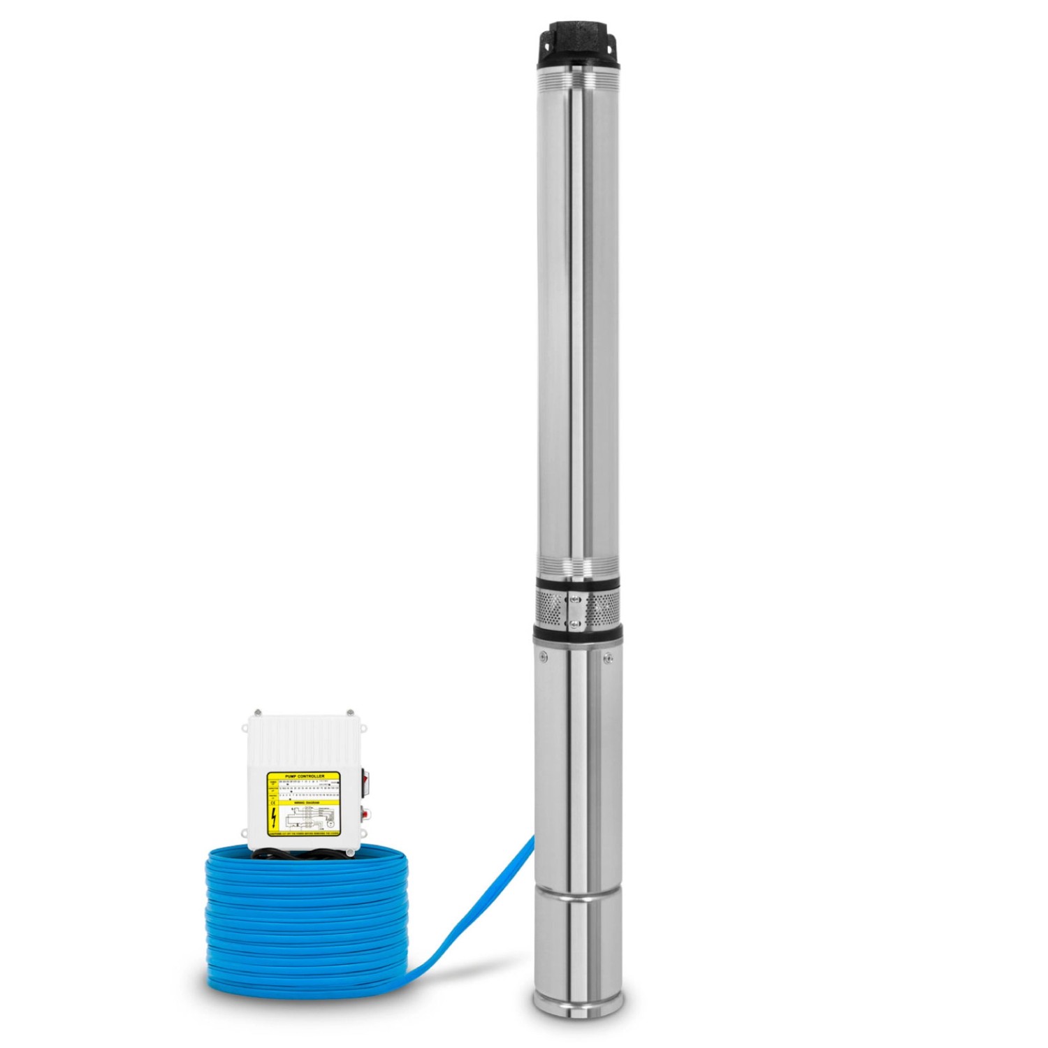 EBERTH 4 Zoll Tiefbrunnenpumpe 1100W 1-1/2 Zoll Förderhöhe max. 74m EBERTH 4 Zoll Tiefbrunnenpumpe 1100W 1-1/2 Zoll Förderhöhe max. 74m von Eberth