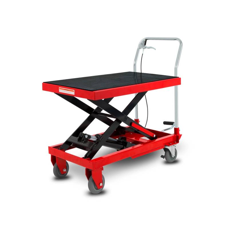 EBERTH Hubtisch Hydraulisch Traglast 150kg Tisch 708x450mm Hubhöhe 225-700mm von Eberth