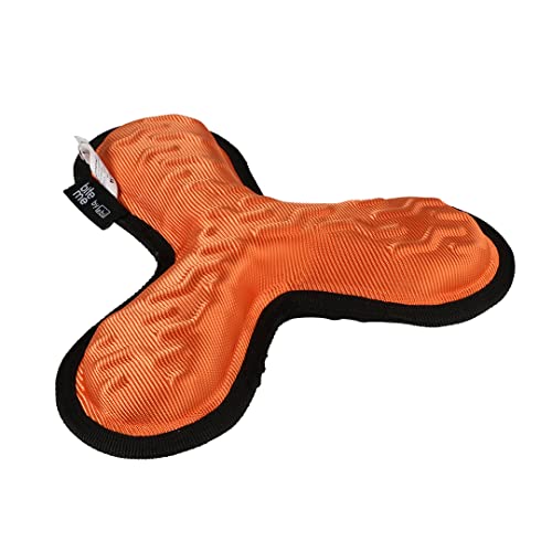 Ebi, Tug-o-War Hundespielzeug, dreifach – O 22 x 14 x 5,5 cm, Orange, sehr robust und sehr robust, hochwertiger Eva-Schaum mit Oxford-Stoff, mit Quetscher, Stoff mit 3D-Motiven Ebi, Tug-o-War Hundespielzeug, dreifach – O 22 x 14 x 5,5 cm, Orange, sehr robust und sehr robust, hochwertiger Eva-Schaum mit Oxford-Stoff, mit Quetscher, Stoff mit 3D-Motiven von Ebi