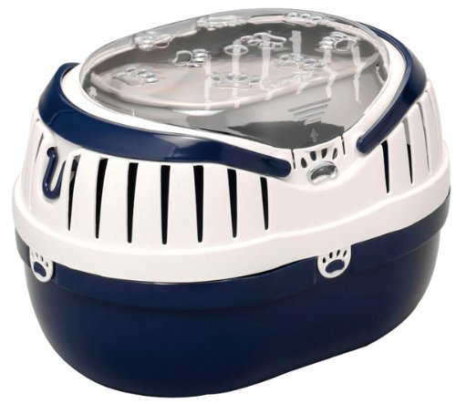 EBI 661-139059 Transportbox Touring, 28 x 20 x 18 cm, Marineblau/weiß EBI 661-139059 Transportbox Touring, 28 x 20 x 18 cm, Marineblau/weiß von Europet Bernina