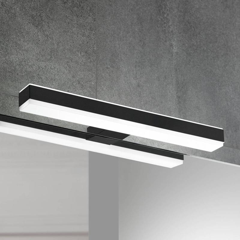 LED-Spiegellampe Veronica, Breite 30 cm, schwarz von Ebir