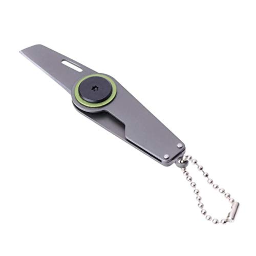 Parcel Opening Foldable Mini Knife and Gift Package Opener - Handy Keyring - Paketöffnung Faltbarer Mini-Messer- und Geschenkpaketöffner - Handlicher Schlüsselring von Ebiyah