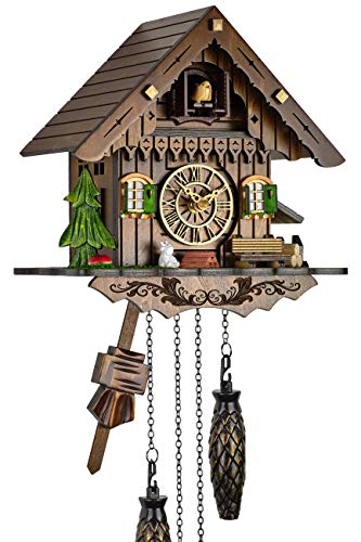 Eble Kuckucksuhr Kuckuckuhr Echtholz NEU batteriebetriebenes Quartzwerk Musik Kuckuckruf Schwarzwaldhaus 21cm- 60850000 Eble Kuckucksuhr Kuckuckuhr Echtholz NEU batteriebetriebenes Quartzwerk Musik Kuckuckruf Schwarzwaldhaus 21cm- 60850000 von Eble