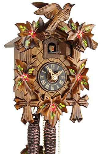 Eble Kuckucksuhr Original Schwarzwälder Kuckuckuhr Echtholz mechanisches 1-Tag Laufwerk NEU VDs Zertifikat Fünflaub bemalt 23cm- 20-01-14-10 Eble Kuckucksuhr Original Schwarzwälder Kuckuckuhr Echtholz mechanisches 1-Tag Laufwerk NEU VDs Zertifikat Fünflaub bemalt 23cm- 20-01-14-10 von Eble