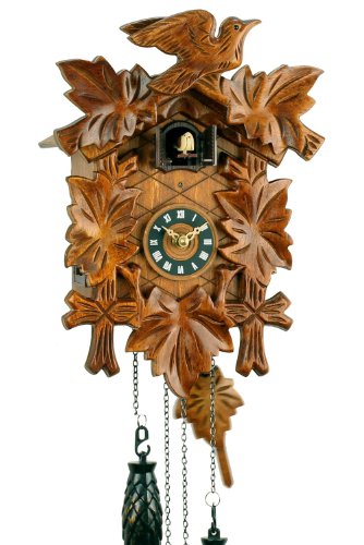 Eble Kuckucksuhr Kuckuckuhr Echtholz NEU batteriebetriebenes Quartzwerk Musik Kuckuckruf Fünflaub 30cm- 55400000 Eble Kuckucksuhr Kuckuckuhr Echtholz NEU batteriebetriebenes Quartzwerk Musik Kuckuckruf Fünflaub 30cm- 55400000 von Eble