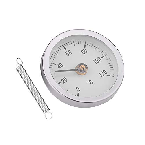 Eboxer 63mm wasserdichte staubdichte IP55 0-120 ° Bimetall-Temperatur-Frühlingsthermometer-Rohr-Oberfläche von Eboxer