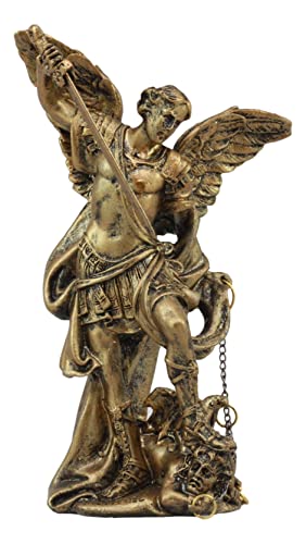 Ebros braunen Griechisch-orthodoxe christliche Kirche Erzengel der Angelic Rat Statue 12,7 cm hoch Figur 5"Tall Approximately Michael the Guardian of the Church and Commander of God's Army Ebros braunen Griechisch-orthodoxe christliche Kirche Erzengel der Angelic Rat Statue 12,7 cm hoch Figur 5"Tall Approximately Michael the Guardian of the Church and Commander of God's Army von Ebros Gift