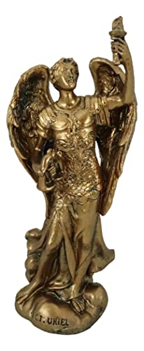 Ebros braunen Griechisch-orthodoxe christliche Kirche Erzengel der Angelic Rat Statue 12,7 cm hoch Figur 5"Tall Approximately Uriel the Light of God von Ebros Gift
