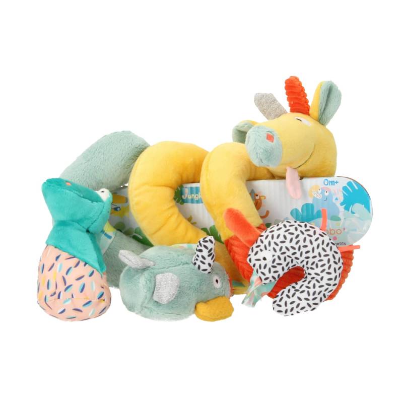 Ebulobo Activity Spirale Spielzeug Giraffe Krokodil Elefant Vogel 0+ von Ebulobo