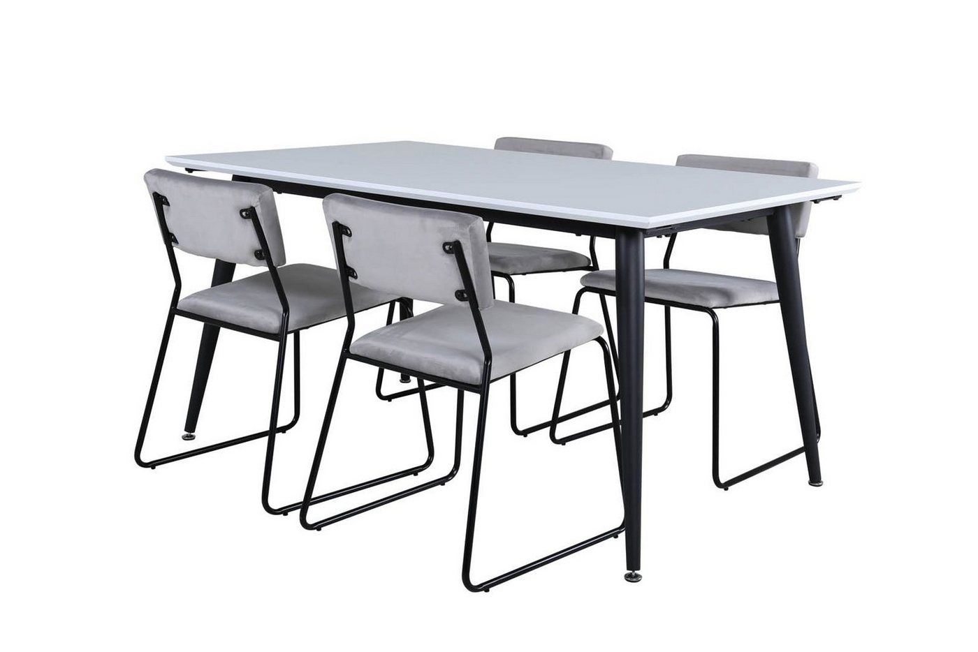 ebuy24 Essgruppe Jimmy150 Essgruppe Esstisch Ausziehbarer Tisch L&a, (5-tlg) von Ebuy24