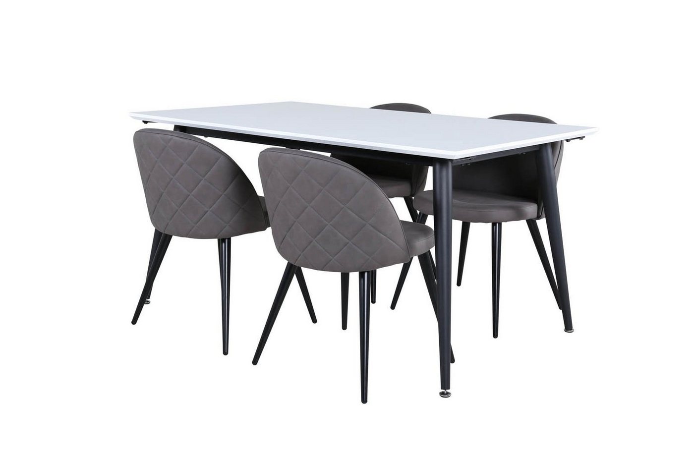 ebuy24 Essgruppe Jimmy150 Essgruppe Esstisch Ausziehbarer Tisch L&a, (5-tlg) von Ebuy24