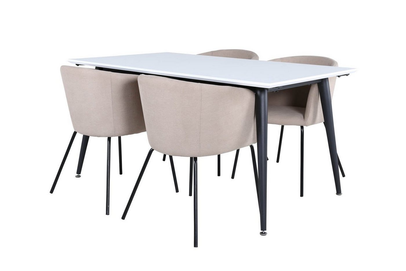 ebuy24 Essgruppe Jimmy150 Essgruppe Esstisch Ausziehbarer Tisch L&a, (5-tlg) von Ebuy24