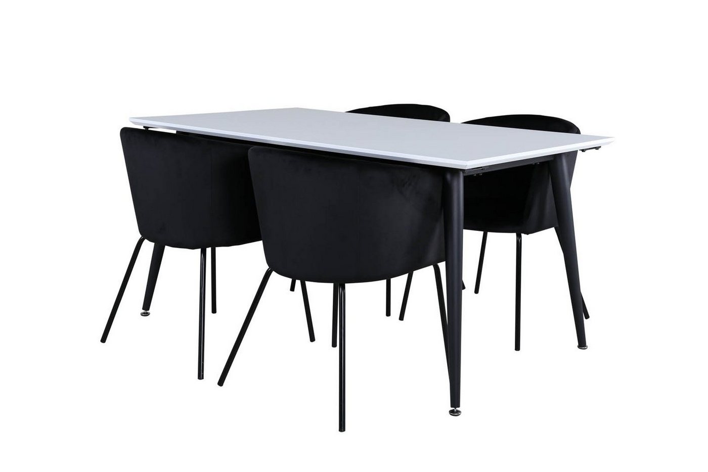 ebuy24 Essgruppe Jimmy150 Essgruppe Esstisch Ausziehbarer Tisch L&a, (5-tlg) von Ebuy24