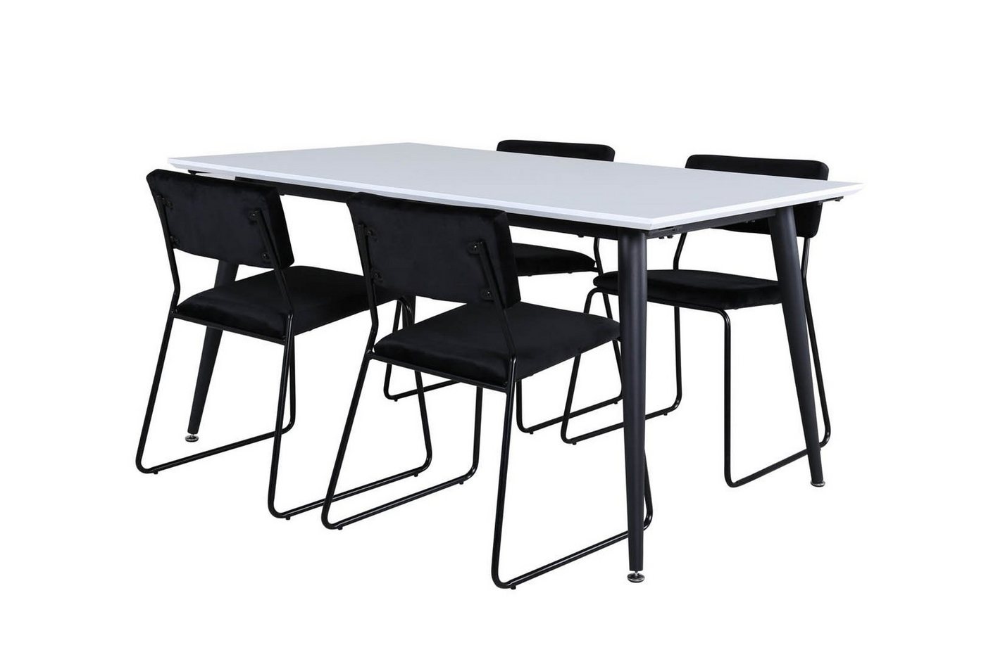 ebuy24 Essgruppe Jimmy150 Essgruppe Esstisch Ausziehbarer Tisch L&a, (5-tlg) von Ebuy24