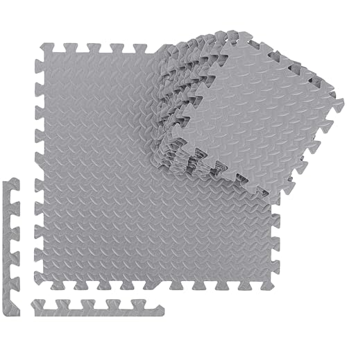 Ecally Schaumstoffmatten für Bodenabdeckungen, Puzzle, Übungsmatte, quadratisch, ineinandergreifende Teppichfliesen mit Rand, Fitnessstudio, Bodenfliesen für Workout-Ausrüstung, Yoga, Pilates, 30,5 x Ecally Schaumstoffmatten für Bodenabdeckungen, Puzzle, Übungsmatte, quadratisch, ineinandergreifende Teppichfliesen mit Rand, Fitnessstudio, Bodenfliesen für Workout-Ausrüstung, Yoga, Pilates, 30,5 x von Ecally
