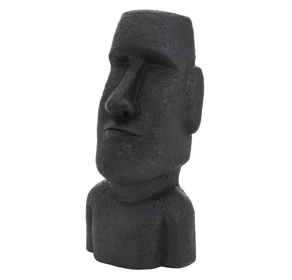 ECD Germany Dekofigur Moai Figur Kopf aus Steinguss Kunstharz Skulptur Gartenfigur, Osterinsel Statue Anthrazit Steinfigur Büste Dekoration Innen&Außen ECD Germany Dekofigur Moai Figur Kopf aus Steinguss Kunstharz Skulptur Gartenfigur, Osterinsel Statue Anthrazit Steinfigur Büste Dekoration Innen&Außen von Ecd Germany