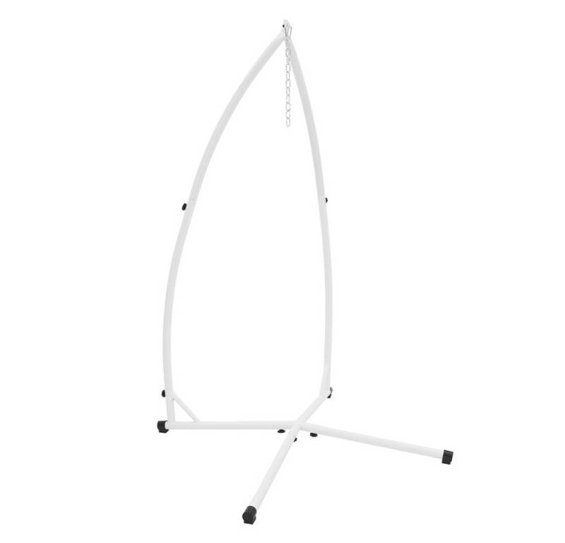 ECD Germany Hängesessel Hängesesselgestell aus Metall bis 120 kg Hängestuhlgestell freistehend, Weiß Gestell für Hängestuhl Hängeschaukel Hängesitz, für Innen & Außen ECD Germany Hängesessel Hängesesselgestell aus Metall bis 120 kg Hängestuhlgestell freistehend, Weiß Gestell für Hängestuhl Hängeschaukel Hängesitz, für Innen & Außen von Ecd Germany