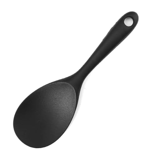 2 Stück Silikon Servierlöffel für Reiskocher – Antihaft Reislöffel, Hochwertige Küchenutensilien für Kartoffelpüree, Reis und mehr, Temperaturbeständig, BPA-frei, Schwarz,22.8 x 6.8cm 2 Stück Silikon Servierlöffel für Reiskocher – Antihaft Reislöffel, Hochwertige Küchenutensilien für Kartoffelpüree, Reis und mehr, Temperaturbeständig, BPA-frei, Schwarz,22.8 x 6.8cm von EceoThsy