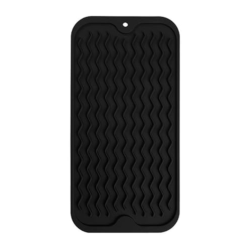 2 pcs Hochwertige Silikon Abtropfmatte 30x15 cm, Rutschfest, Hitzebeständig, BPA-frei, für Geschirr, Pfannen und Spülmaschine, Leicht zu Reinigen, für Küche und Spüle, Abtropfmatte Silikon von EceoThsy