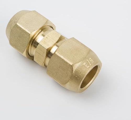 2er Set Doppelnippel für Kupferrohre – 1/4 Zoll Messing Rohrverbinder, kein Schweißen erforderlich, Hochwertige Doppelmutter Rohrverschraubung für Klimaanlagen und HVAC-Systeme,Hochwertiges 2er Set Doppelnippel für Kupferrohre – 1/4 Zoll Messing Rohrverbinder, kein Schweißen erforderlich, Hochwertige Doppelmutter Rohrverschraubung für Klimaanlagen und HVAC-Systeme,Hochwertiges von EceoThsy