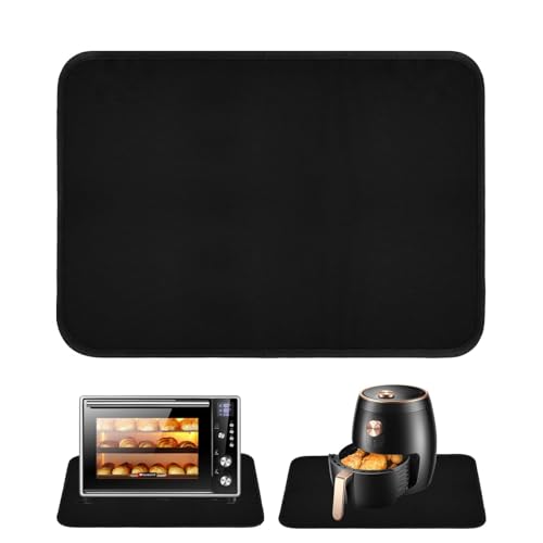 Hitzebeständige Unterlage 60x40 cm aus Glasfaser mit Silikonbeschichtung, Schutz für Küchenarbeitsplatten, Rutschfest, Wasserdicht, für Luftfritteusen, Kaffeemaschinen, Mikrowellen von EceoThsy