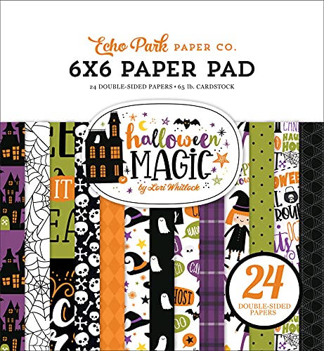 Echo Park Paper Company HMA249023 Halloween Magic 6x6 Paper Pad Papier, multi von Echo Park Paper Company