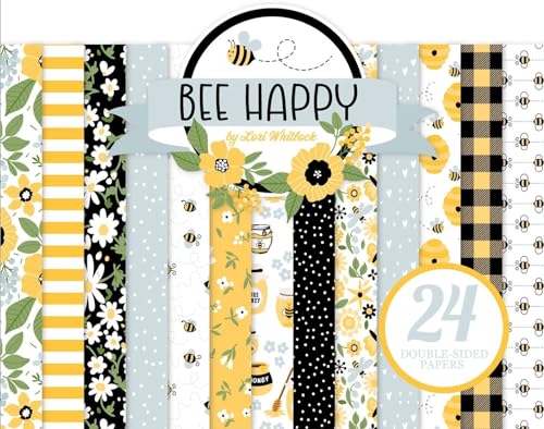 Echo Park Double-Sided Paper Pad 6"X6" 24/Pkg-Bee Happy Echo Park Double-Sided Paper Pad 6"X6" 24/Pkg-Bee Happy von Echo Park Paper