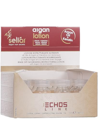 ECHOSLINE Seliàr Argan Lotion - Pflegende Restrukturierungslotion mit Arganöl und Keratin - 156 ml von Echos