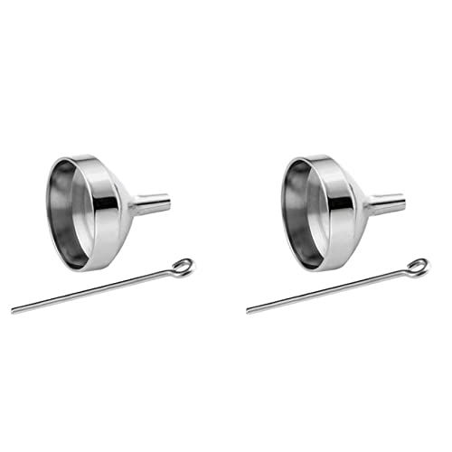 Echwave 2X Mini Trichter Set Rostfreier Stahl Urne Trichter Füller Kit für Feuerbestattung Schmuck Andenken von Echwave