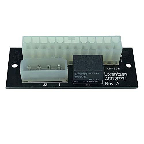 Echwave Dual Psu Adapter, Synchrone Power Board 24PIN Netzteil Dual-Card ADD2PSU Dual-Power Startup Board von Echwave