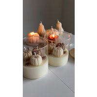 Handmade Soy Pumpkin Candles - Rustic Autumn Decor & Cozy Fall Home Decoration Handmade Soy Pumpkin Candles - Rustic Autumn Decor & Cozy Fall Home Decoration von EclatCandleArt