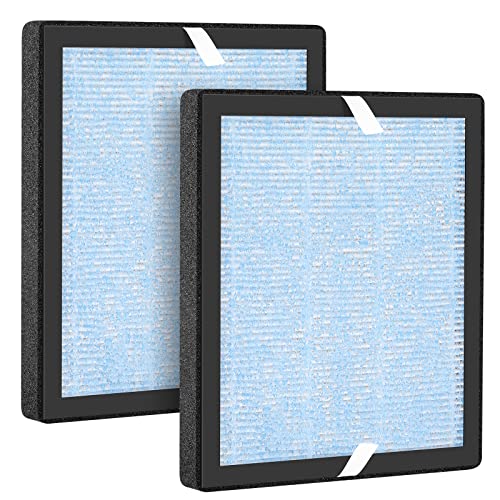 Ecleanfy R1 P1801 P1802 Filter: 3-in-1 True HEPA für Yiou R1 & Elechomes P1801/P1802, Aktivkohlefilter, 2 Stück von Ecleanfy