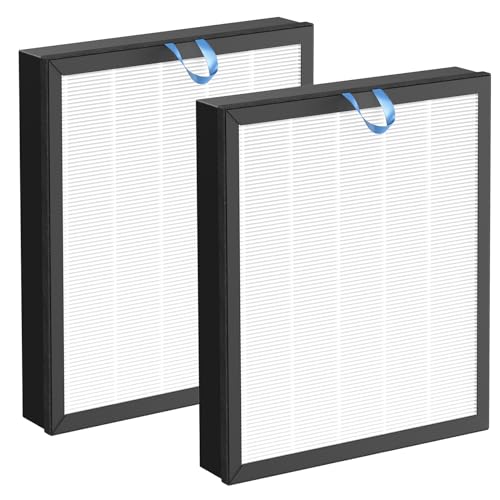 Vital 100S Filter kompatibel mit LEVOIT Vital 100S Smart WiFi Air Purifie-r, 3-in-1 True HEPA, hocheffizienter Aktivkohle-Vorfilter, Vital 100S-P, Vital 100S-RF, 2 Stück von Ecleanfy