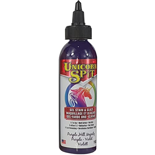 Unicorn SPiT 5770009 Gel-Beize und Glasur Purple Hill Majesty, Lila, 4 fl oz(118.2 ml) Unicorn SPiT 5770009 Gel-Beize und Glasur Purple Hill Majesty, Lila, 4 fl oz(118.2 ml) von Unicorn SPiT