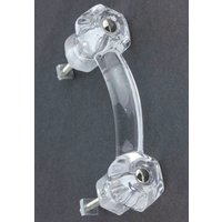 4 Kristall Klarglas Schubladengriffe Kommodengriffe Türknäufe Vintage Antik Style Period Hardware Für Möbel 3 "Zentren von EclecticCabinetKnobs
