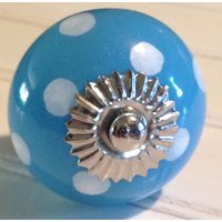 8Er Keramik Knäufe, Schrankknäufe, Schrankknöpfe, Möbelknäufe, Keramik, Schubladenknäufe von EclecticCabinetKnobs