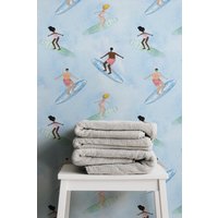 Skurril Surfer Tapete Schälen Und Aufkleben Kinderzimmer Spielerisch Wandbild Strand Thema Blau Spielzimmer Spaß Retro Badezimmer Skurril Surfer Tapete Schälen Und Aufkleben Kinderzimmer Spielerisch Wandbild Strand Thema Blau Spielzimmer Spaß Retro Badezimmer von EclecticDreamsStudio