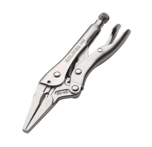 Eclipse Professional Tools E6LN Gripzange mit langen Backen und Seitenschneider, 150 mm, Silber Eclipse Professional Tools E6LN Gripzange mit langen Backen und Seitenschneider, 150 mm, Silber von ECLIPSE