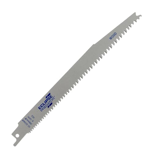 Eclipse Professional Tools EC-S2345X Predator Säbelsäge-Blätter zum Schneiden von Holz, aus hochfestem Karbonstahl, 200 mm x progressiven 6-10 ZpZ, 5 Stück von ECLIPSE