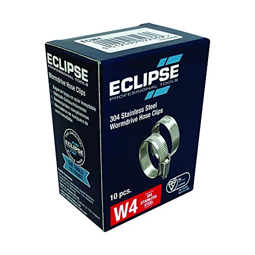 Eclipse Professional Tools ECW4-O W4 304 Edelstahl-Schneckengewindeschellen 16mm-22mm Box à 10 von ECLIPSE