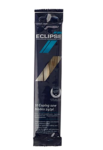 Eclipse Professional Tools 71-CP24R Laubsägeblätter, 165 mm, 24 ZpZ, 10 Stück von ECLIPSE