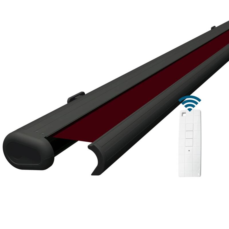 Eclipse Markise Elektrische Kassettenmarkise Gelenkarm Vollkassettenmarkise Anthrazite Kassette Markisenmaße 5,6x3,5 m Tuchfarbe Beere Eclipse Markise Elektrische Kassettenmarkise Gelenkarm Vollkassettenmarkise Anthrazite Kassette Markisenmaße 5,6x3,5 m Tuchfarbe Beere von Eclipse