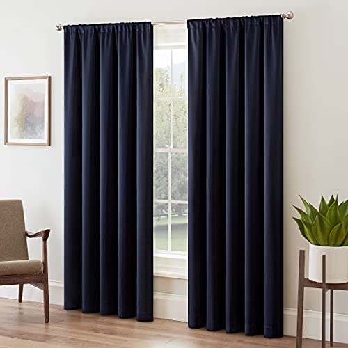 Eclipse Moderner Verdunkelungsvorhang für Schlafzimmer, 1 Panel, Polyester, Mitternacht, 132,1 x 241,3 cm (B x L), 1 Stück von Eclipse
